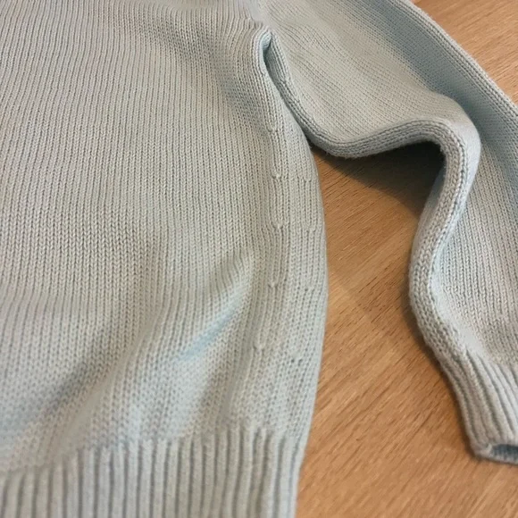 Bonpoint Crewneck light blue Voyage sweater - 100% cotton - Picture 6 of 9